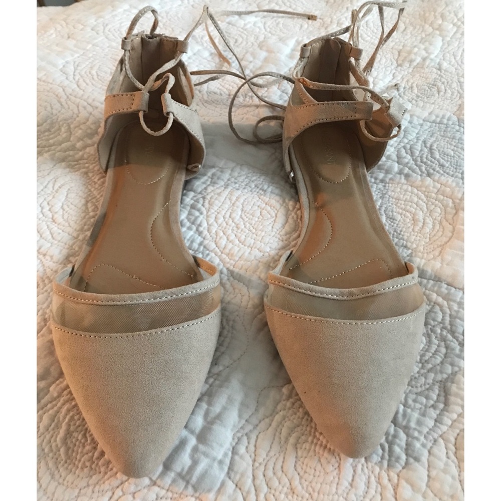 Lane Bryant size 11W pointed toe flats